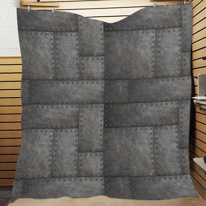 Armor Pattern Print Design 02 Premium Quilt