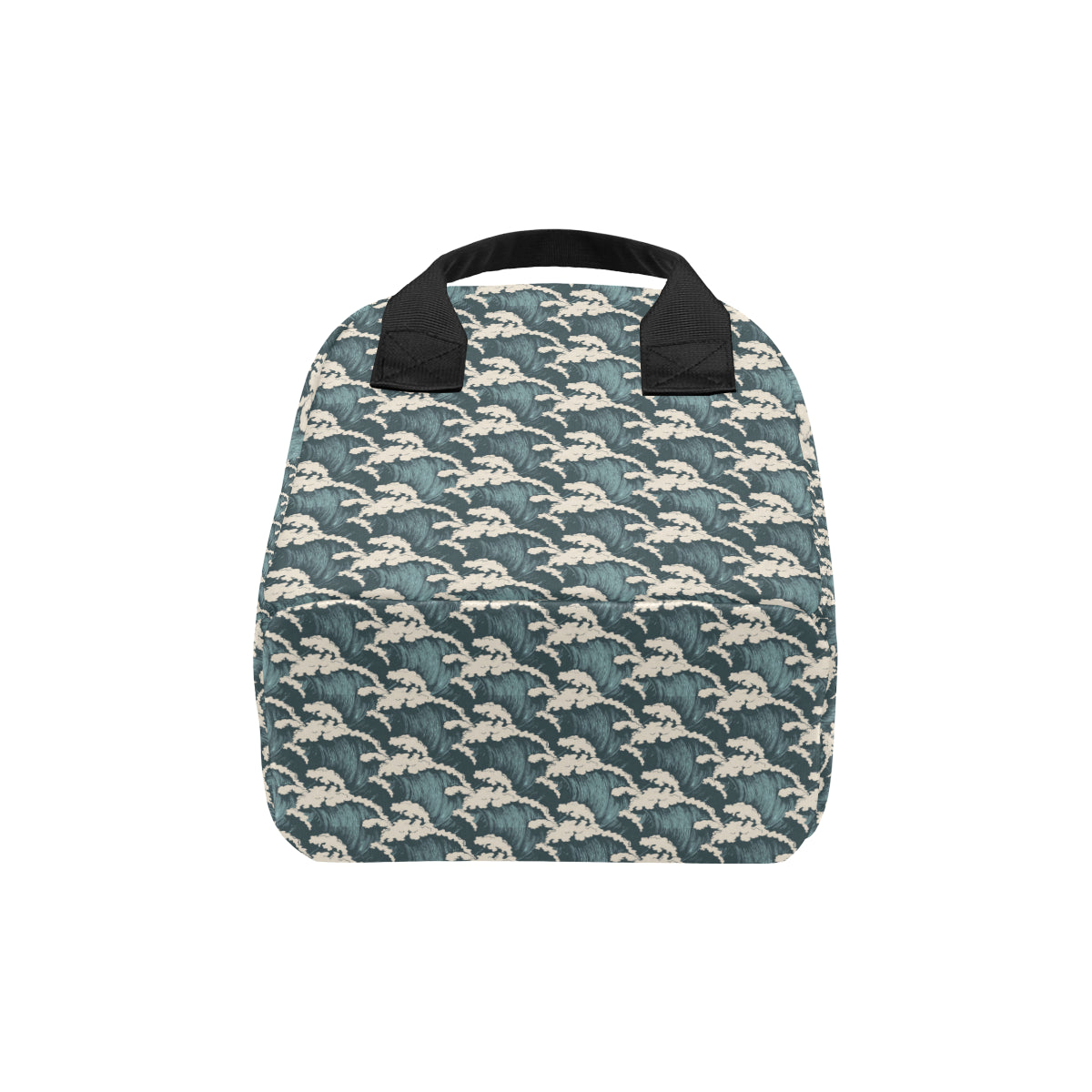 Wave Art Print Insulated Lunch Bag