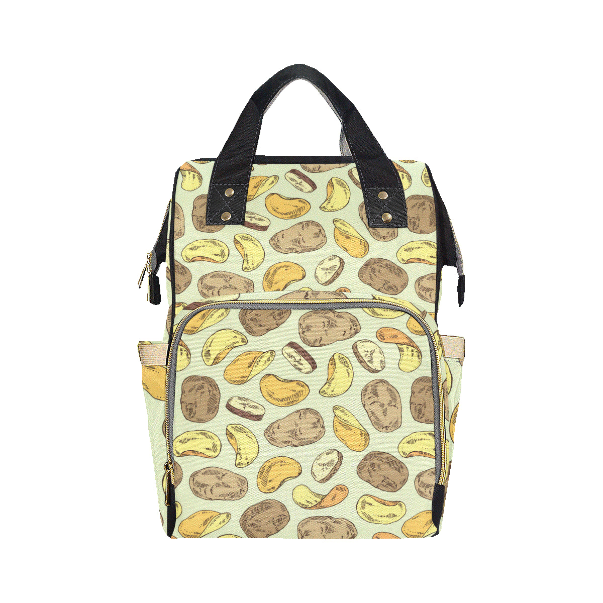 Potato Pattern Print Design A03 Diaper Bag Backpack