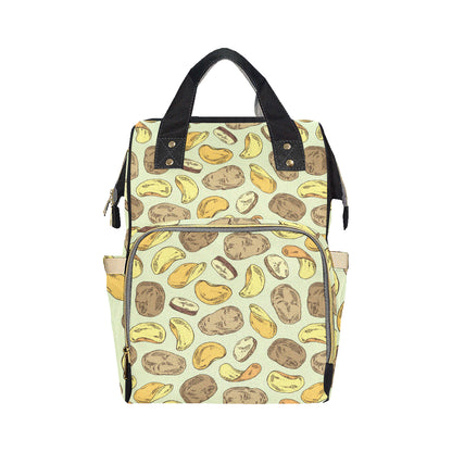 Potato Pattern Print Design A03 Diaper Bag Backpack
