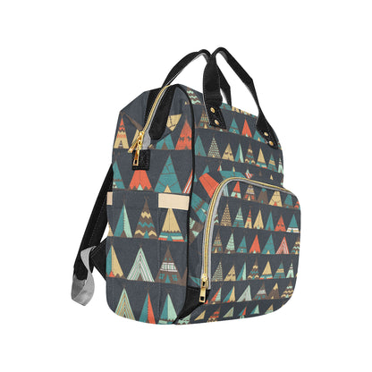 Tribal native american tent Aztec Diaper Bag Backpack
