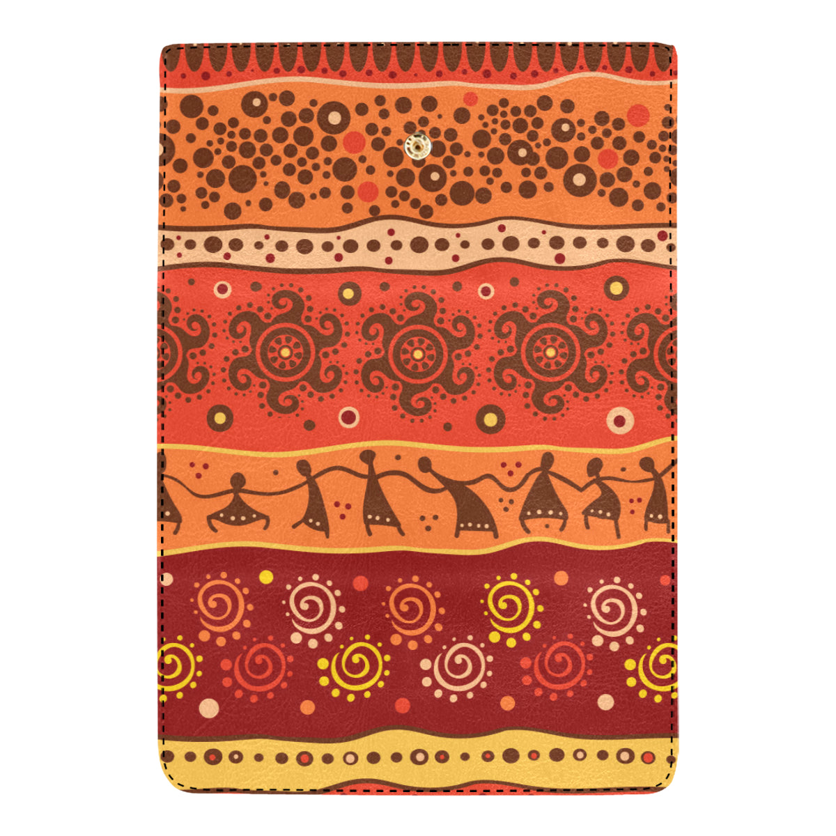 African Pattern Print Design 04 Women's Trifold Wallet