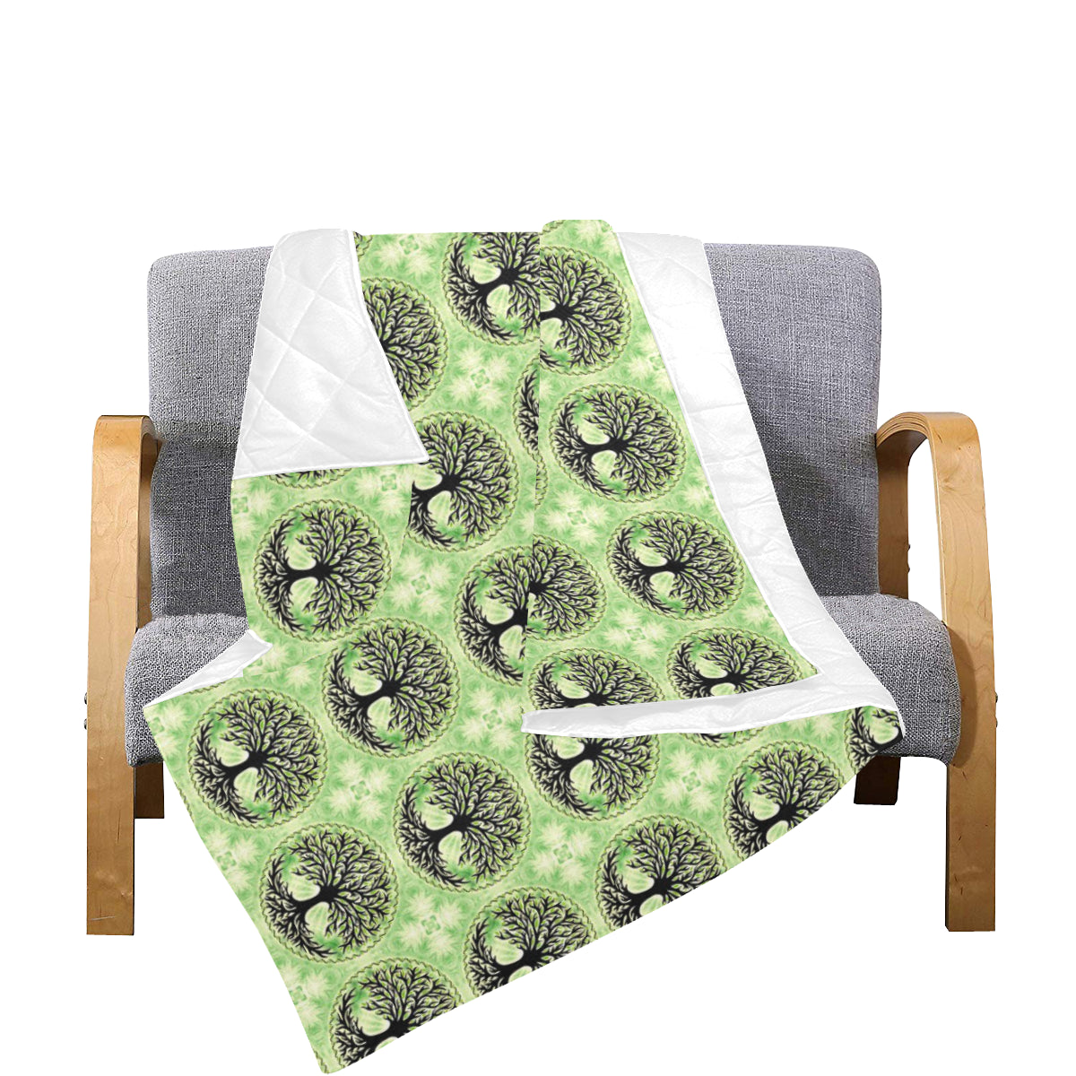 Celtic Pattern Print Design 010 Premium Quilt