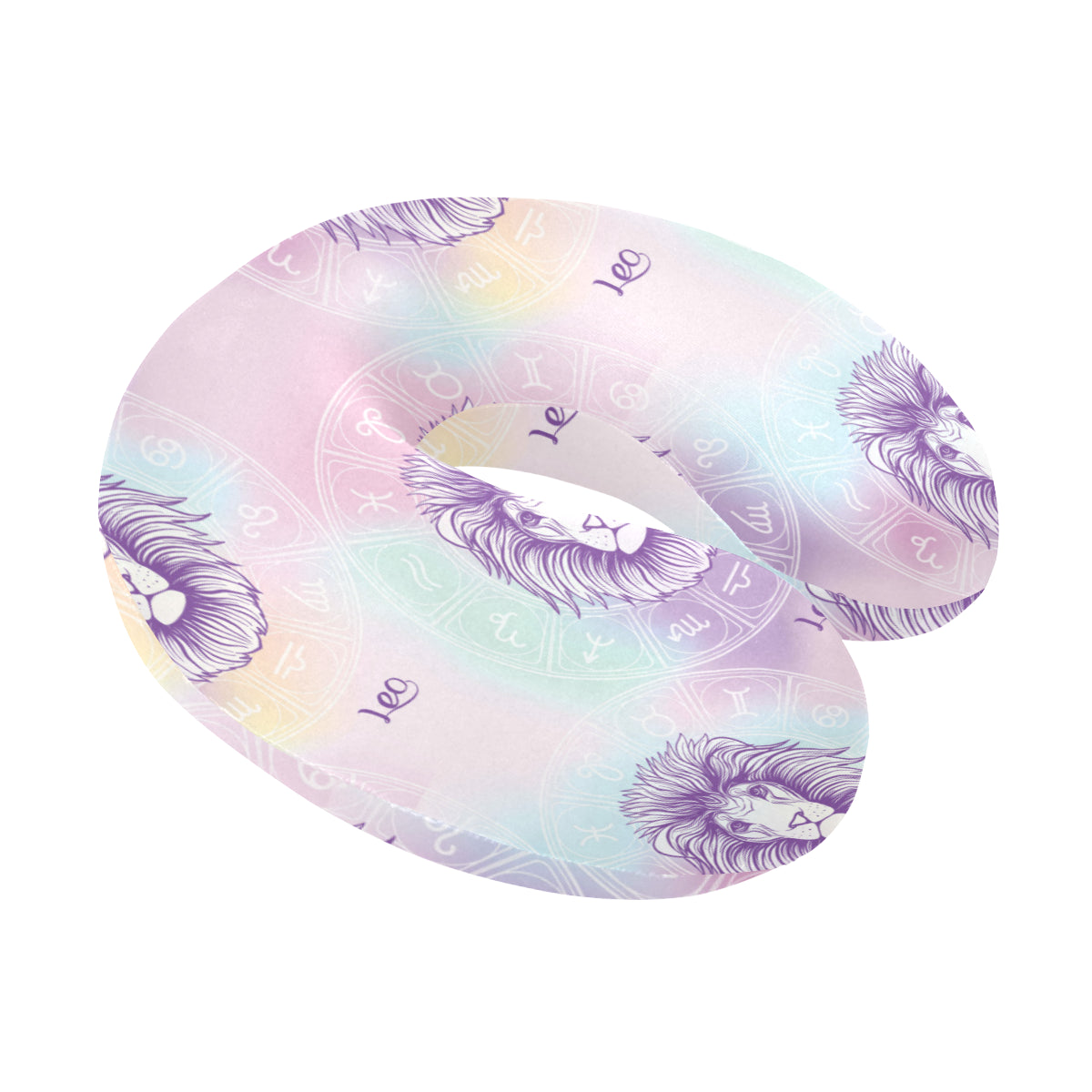 Leo Pattern Print Design 03 U-Shaped Travel Neck Pillow