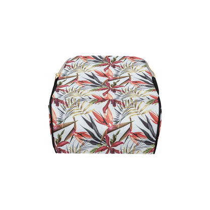 Tropical Flower Pattern Print Design TF021 Diaper Bag Backpack