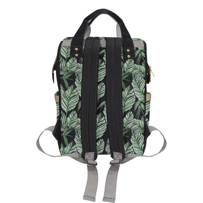 Palm Leaves Pattern Print Design PL09 Diaper Bag Backpack