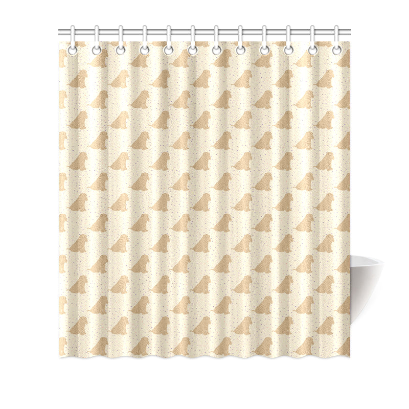 Chinese Shar Pei Pattern Print Design 01 Shower Curtain