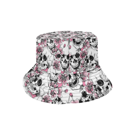 Cherry Blossom Pattern Print Design CB03 Unisex Bucket Hat