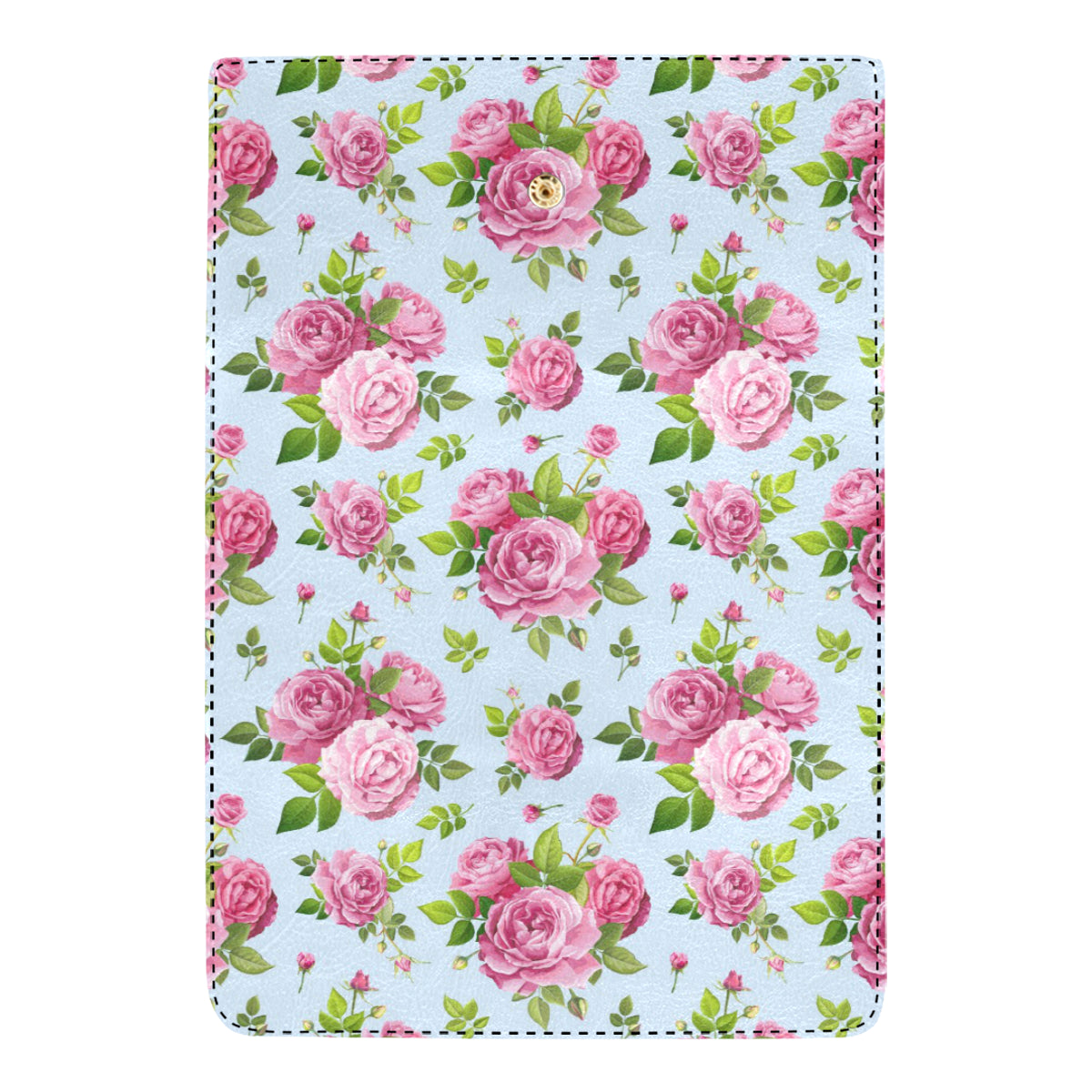 Rose Pink Pattern Print Design RO08 Women's Trifold Wallet