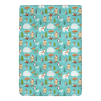 Eskimo Pattern Print Design 01 Women's Trifold Wallet