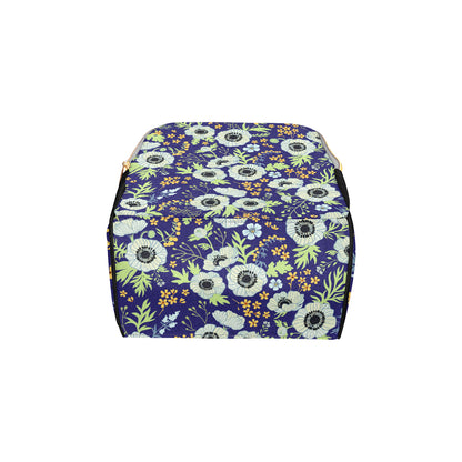 Anemone Pattern Print Design AM06 Diaper Bag Backpack