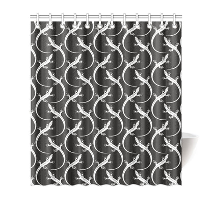 lizard Pattern Print Design 01 Shower Curtain
