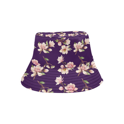 Magnolia Pattern Print Design MAG02 Unisex Bucket Hat