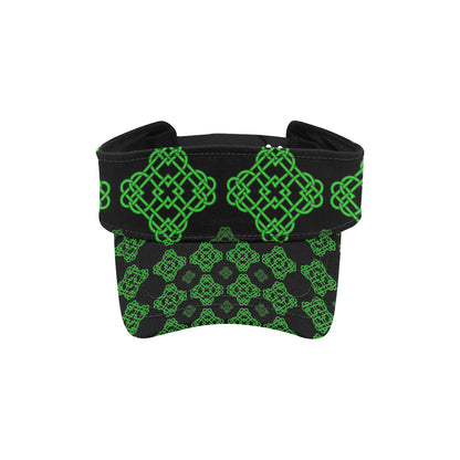 Celtic Knot Green Neon Design Unisex Sun Visor