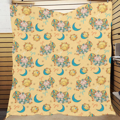 Aries Zodiac Pattern Print Design 03 Premium Quilt