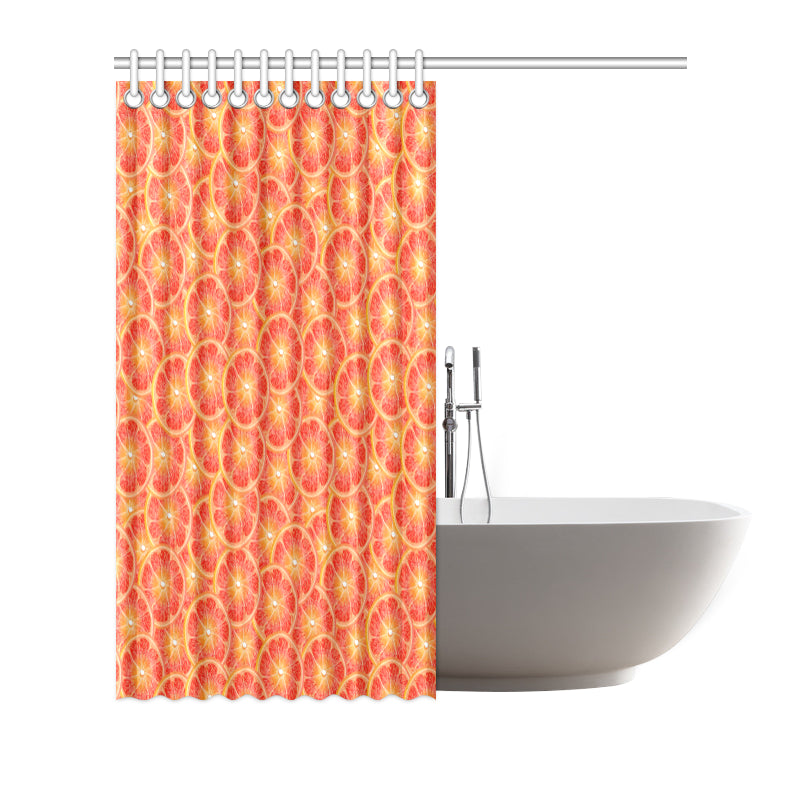 Grapefruit Pattern Print Design GF06 Shower Curtain