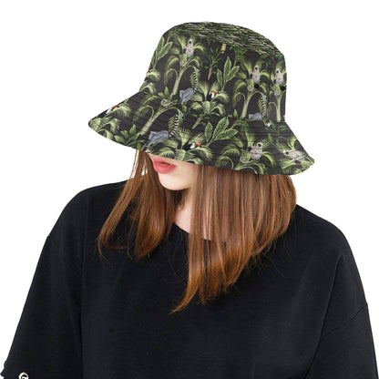Rainforest Pattern Print Design RF05 Unisex Bucket Hat