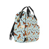 Horse Cute Themed Pattern Print Diaper Bag Backpack