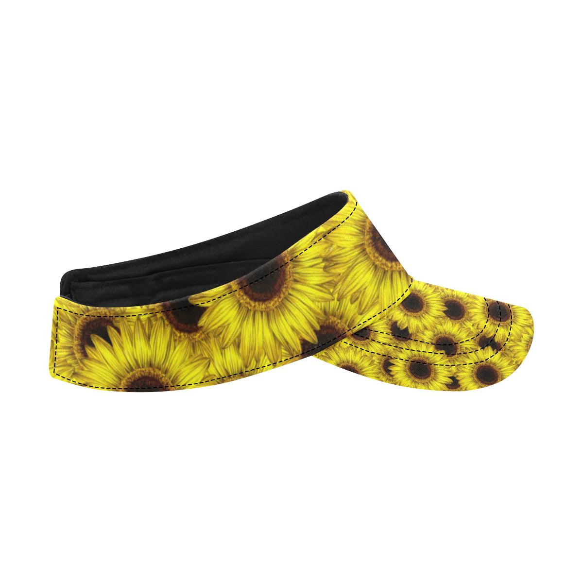 Sunflower Pattern Print Design SF011 Unisex Sun Visor