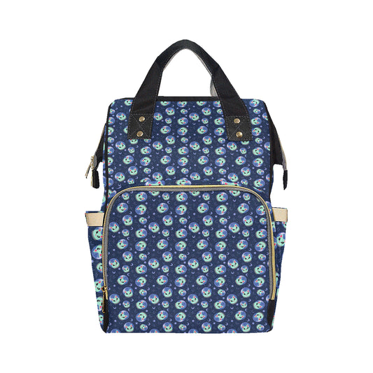 Alien Cat Diaper Bag Backpack