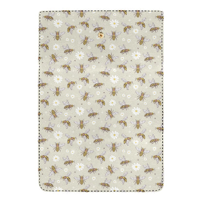 Bee Pattern Print Design 03 Women's Trifold Wallet