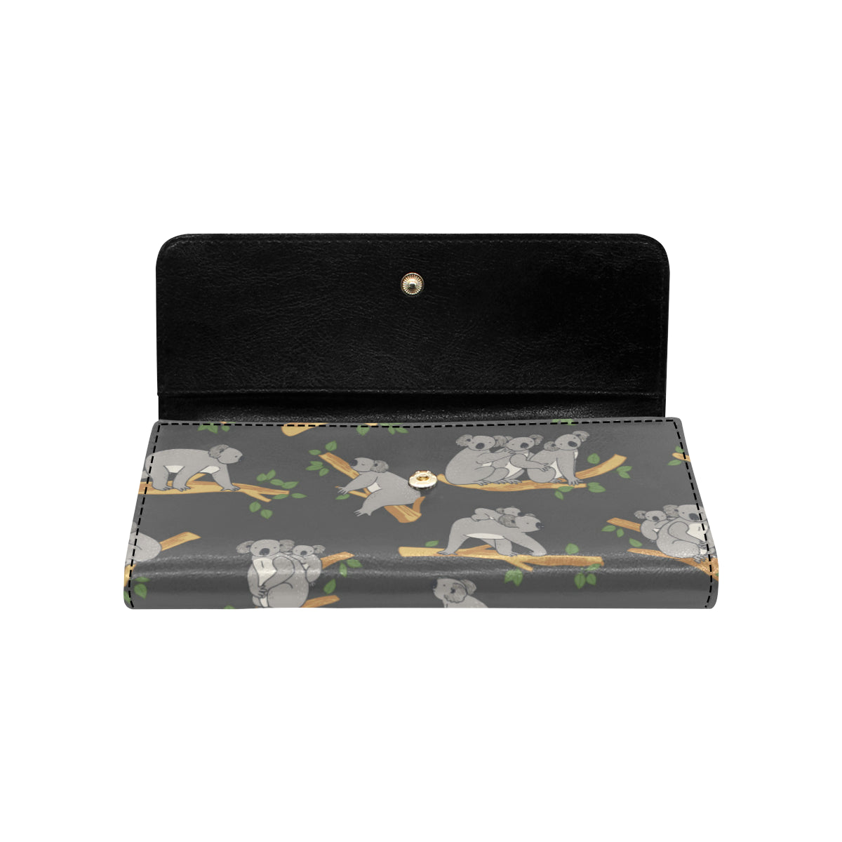 Koala Pattern Print Design 07 Women's Trifold Wallet