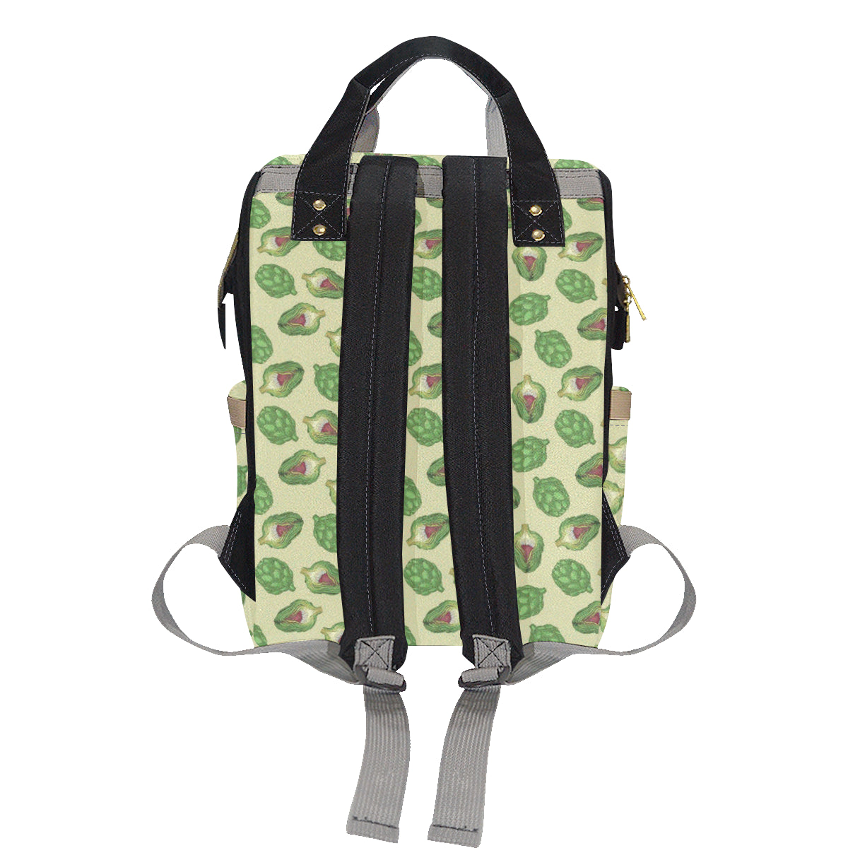 Artichoke Pattern Print Design 03 Diaper Bag Backpack