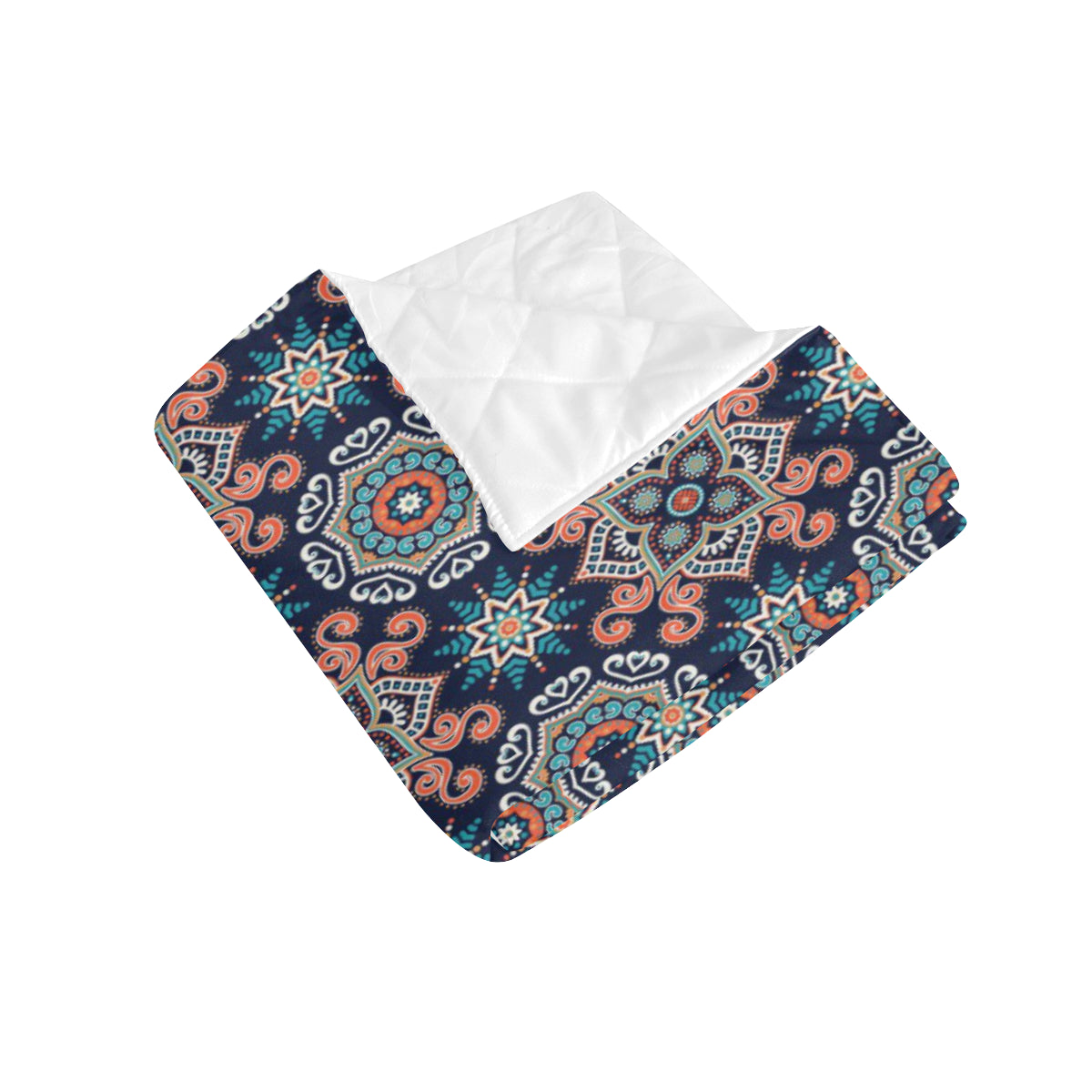 Bohemian Pattern Print Design 02 Premium Quilt