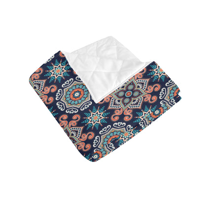 Bohemian Pattern Print Design 02 Premium Quilt