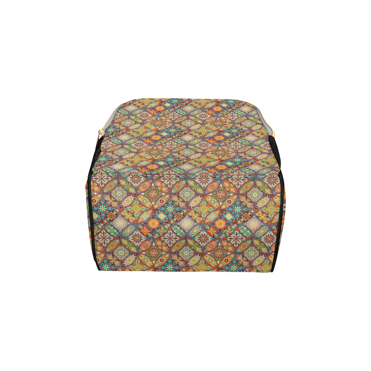 Mandala Flower Themed Design Print Diaper Bag Backpack