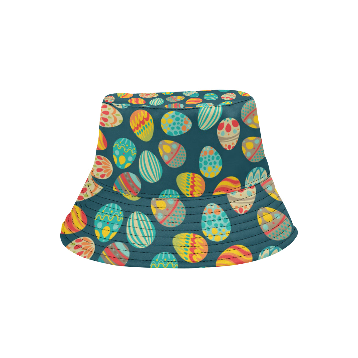 Easter Eggs Pattern Print Design RB09 Unisex Bucket Hat