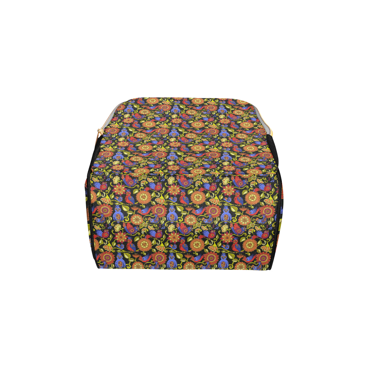 Steampunk Bird Design Themed Print Diaper Bag Backpack
