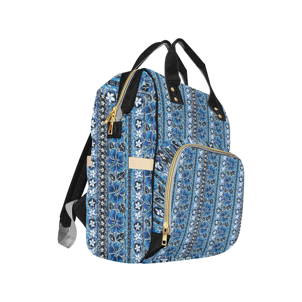 Hawaiian Themed Pattern Print Design H012 Diaper Bag Backpack