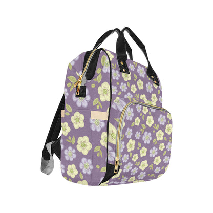 Anemone Pattern Print Design AM013 Diaper Bag Backpack