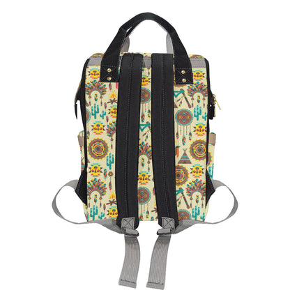 Tribal indians native american aztec Diaper Bag Backpack