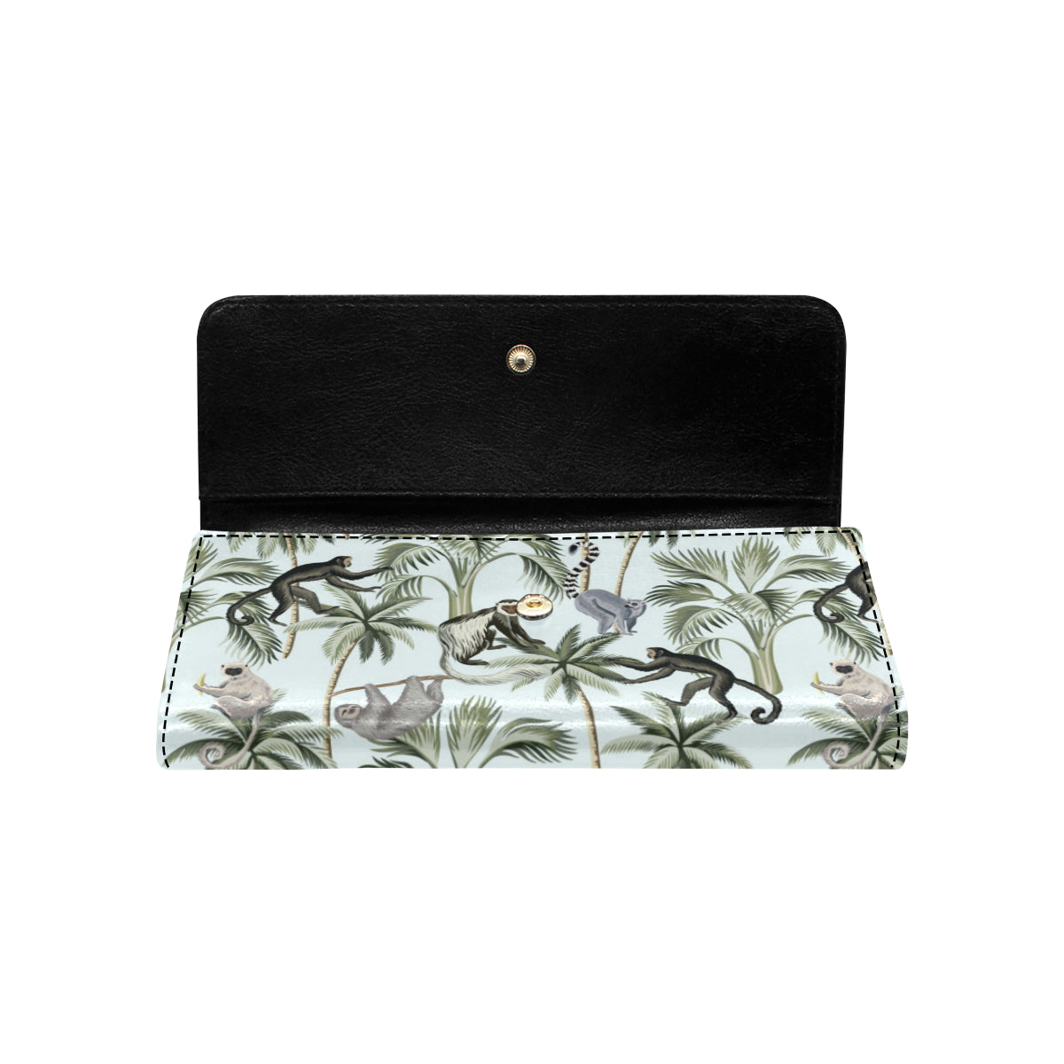 Rainforest Pattern Print Design RF04 Women's Trifold Wallet
