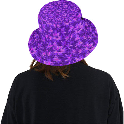 Amaryllis Pattern Print Design AL03 Unisex Bucket Hat