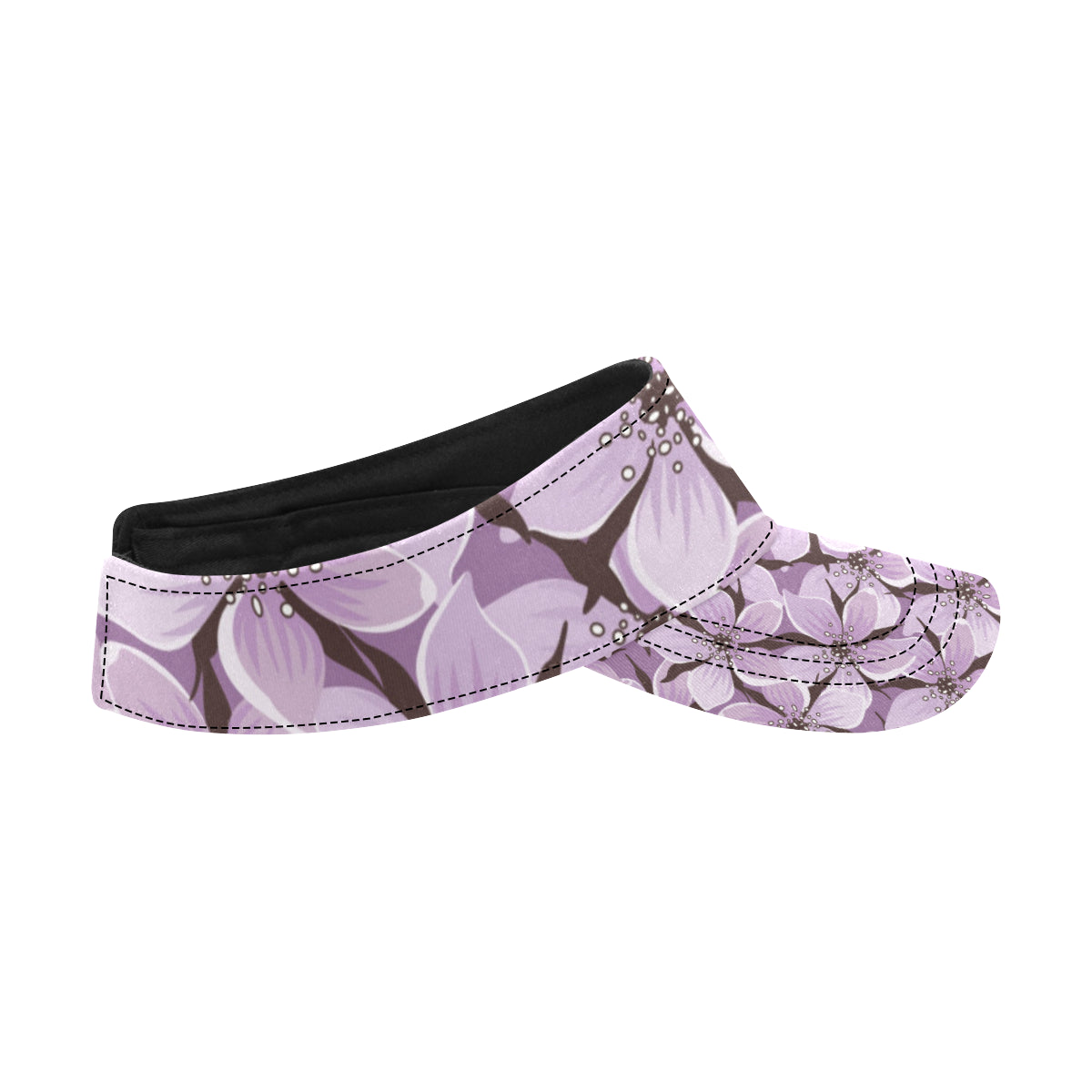Lilac Pattern Print Design 01 Unisex Sun Visor