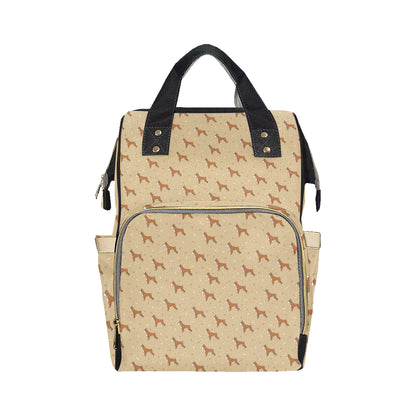 Boxers Pattern Print Design 02 Diaper Bag Backpack