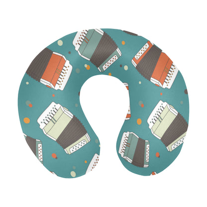 Accordion Pattern Print Design 02 U-Shaped Travel Neck Pillow