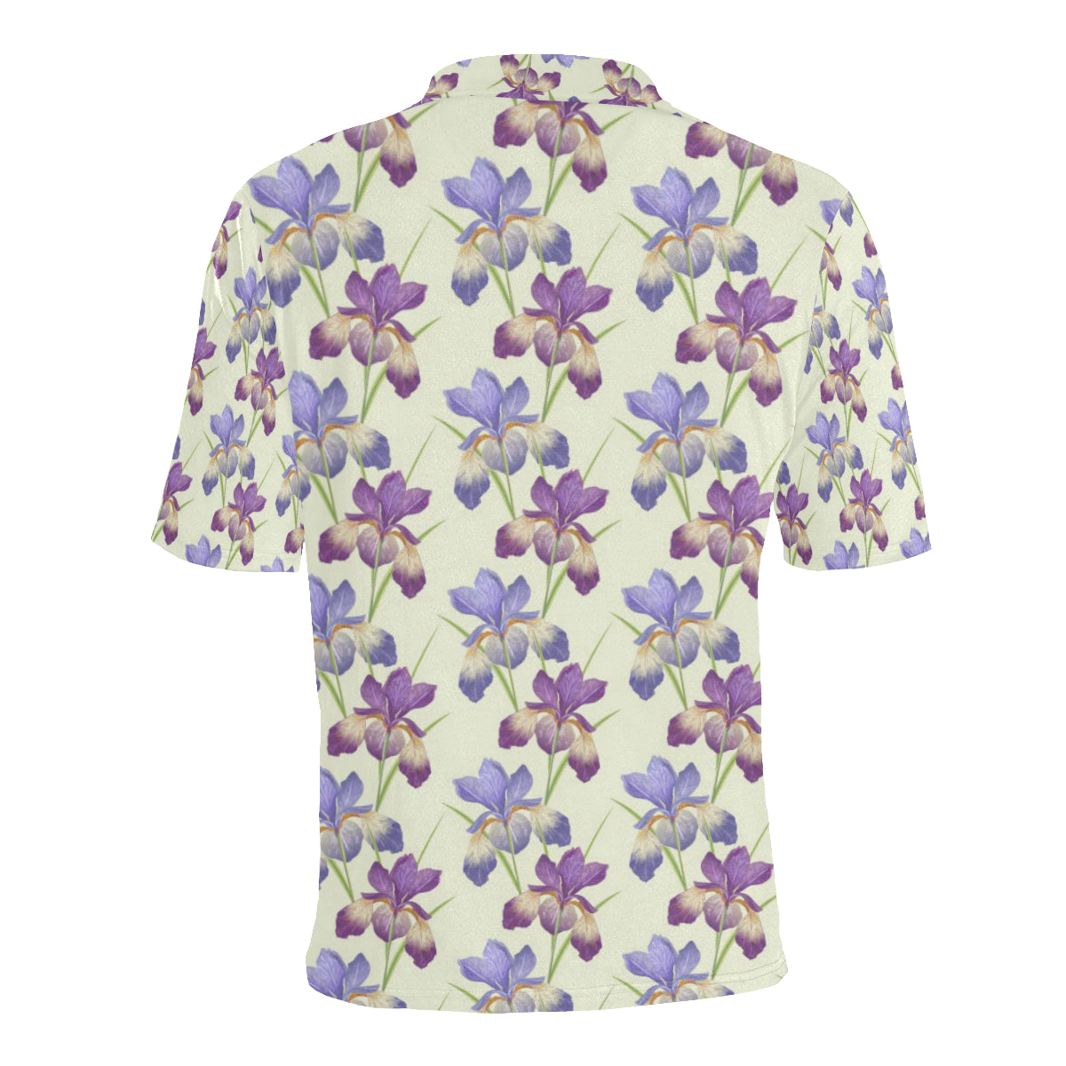 Iris Pattern Print Design IR08 Men Polo Shirt