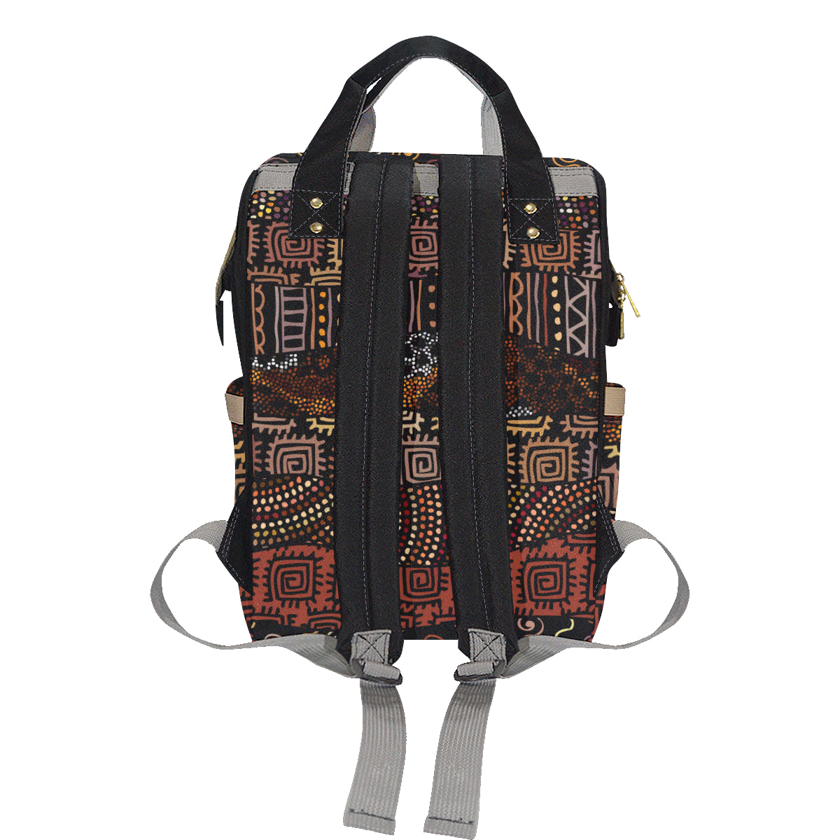 African Pattern Print Design 07 Diaper Bag Backpack