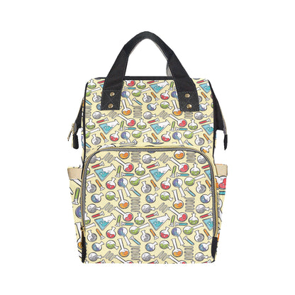 Chemical Pattern Print Design 04 Diaper Bag Backpack