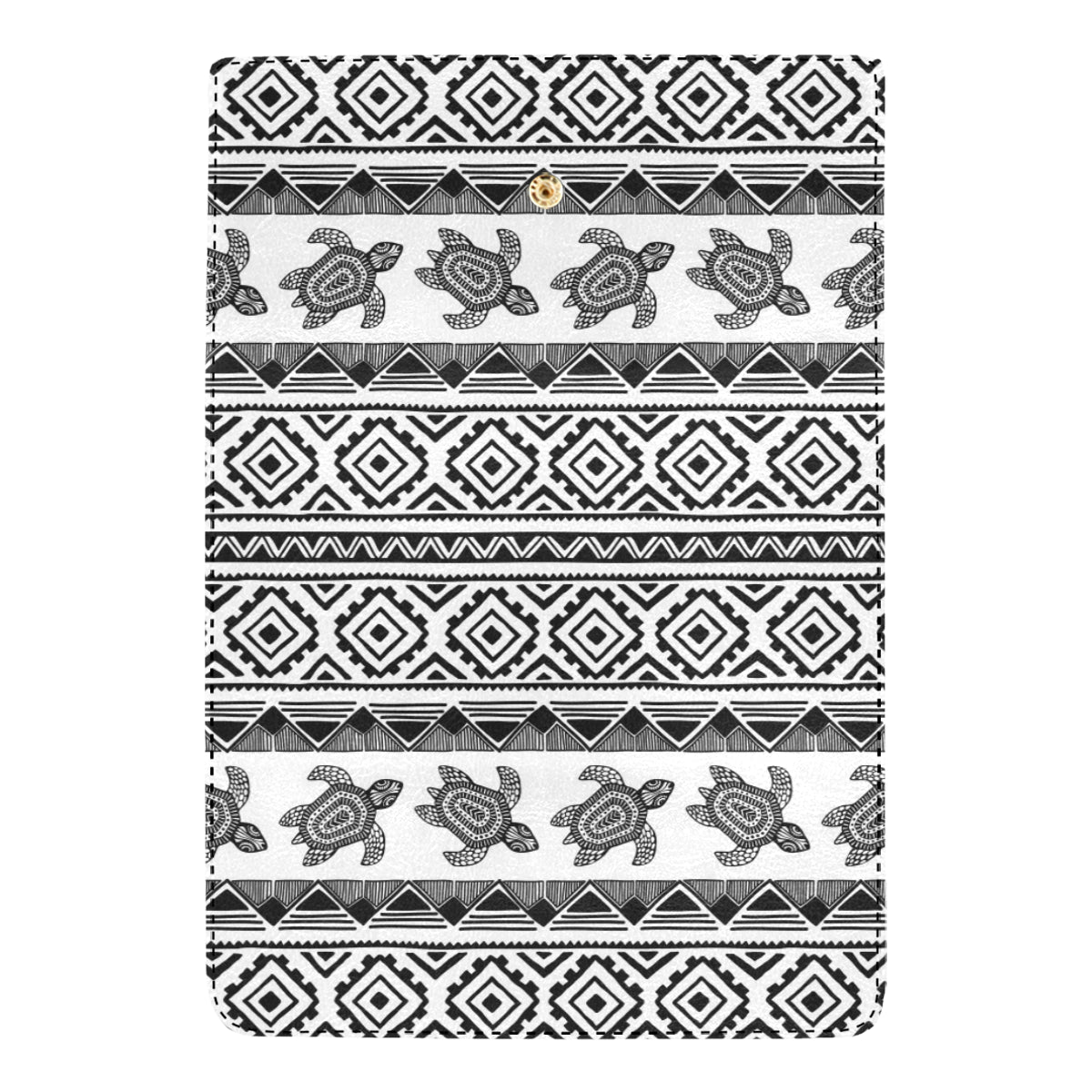 Sea Turtle Tribal Aztec Women's Trifold Wallet