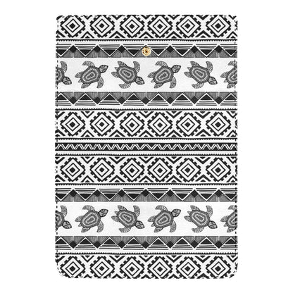 Sea Turtle Tribal Aztec Women's Trifold Wallet