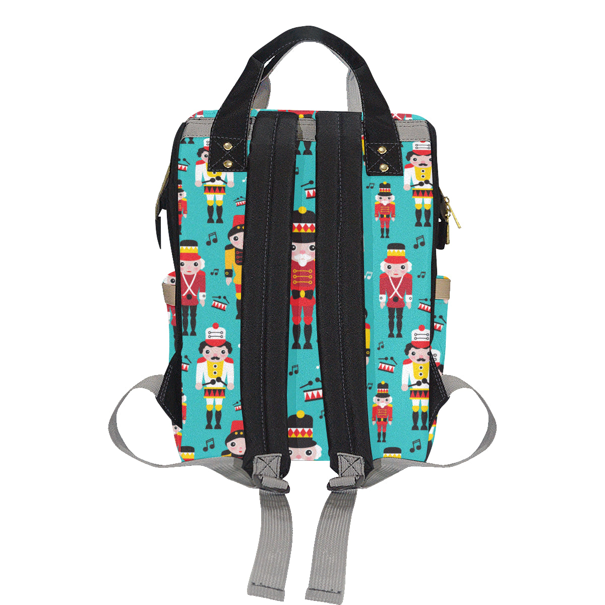 Nutcracker Pattern Print Design A03 Diaper Bag Backpack