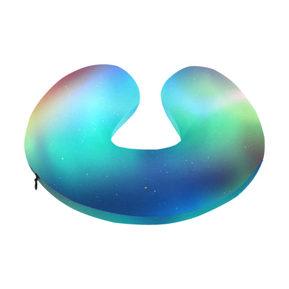 Aurora Borealis Pattern Print Design 02 U-Shaped Travel Neck Pillow