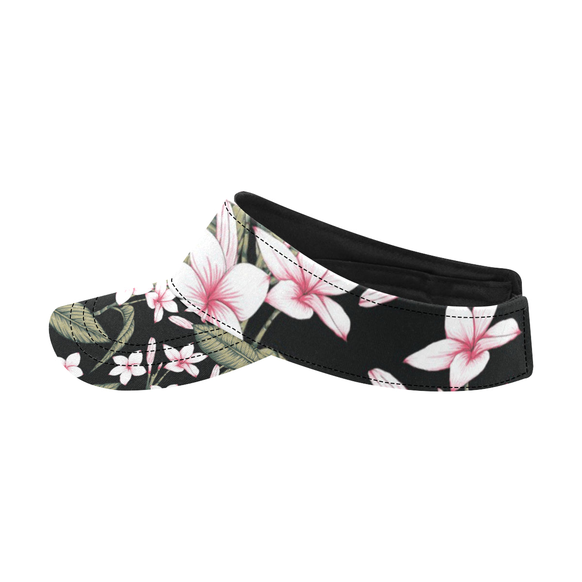 Plumeria Pattern Print Design PM021 Unisex Sun Visor