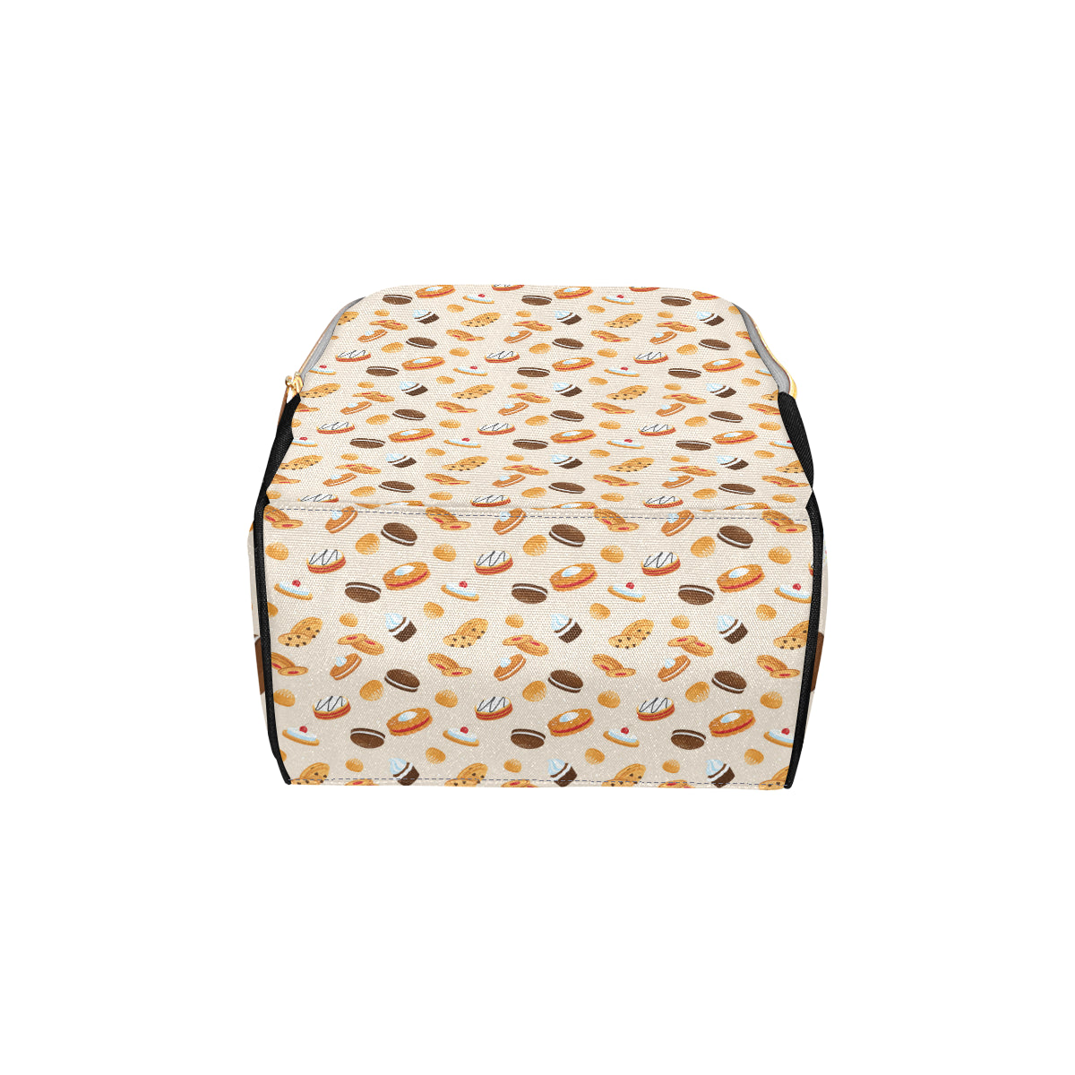 Biscuit Pattern Print Design 01 Diaper Bag Backpack