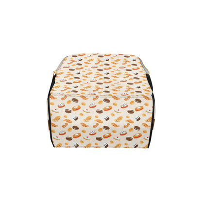 Biscuit Pattern Print Design 01 Diaper Bag Backpack